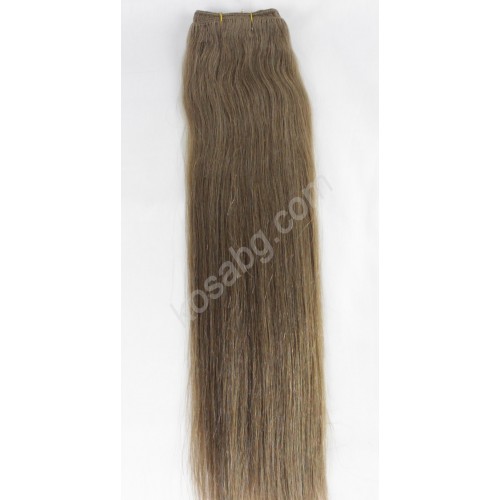 N 12: Естествена коса 45, 50 и 55 см. Широчина на тресата - 80 сантиметра.