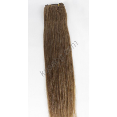 N 6: Естествена коса 45, 50 и 55 см. Широчина на тресата - 80 сантиметра.